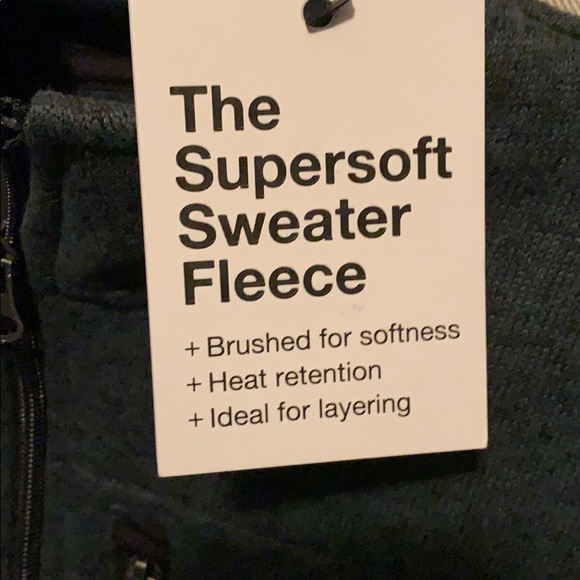 Men’s green/black zippered jacket size small - Picture 3 of 8